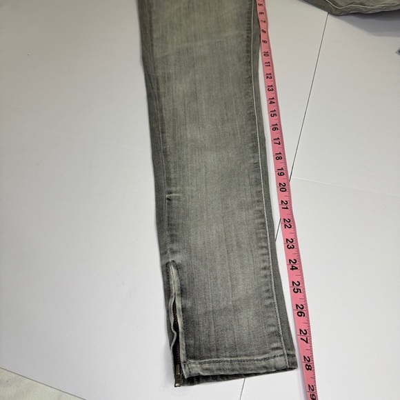 NWT Fiorucci Gray Skinny Jeans Size 24 Made in Tunisia - Picture 9 of 12